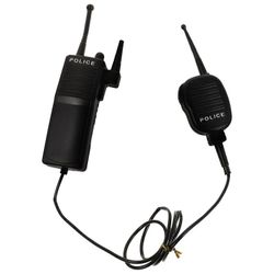 Poliisi teeskentelee leikkiä Lelu Radiopuhelin Rekvisiitta Lapset pukeutuvat rekvisiitta Poliisin roolileikki Radiopuhelin lelu poliisin cosplay-li...