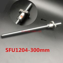 Salg Axk Cnc Router Dele Lineær skinne Gratis forsendelse Sfu1204 300mm kugleskrue Rm300mm C7 valset og møtrik til Cnc dele