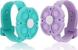 Push Pop Fidget armbånd, Pop legetøjtil børn og voksne, Simple Dimple Silikone Angst Stress Reliefpop It Armbånd