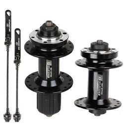 Bike Hub 32/36 reikää 6-pulttinen levyjarru edessä 2 Takana 4 laakeria Yleiskäyttöinen pikalukitus ja läpiakseli, sopii Shimano HG -järjestelmään 8...