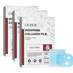 6-24kpl OUHOE hydrolysoitu kollageeniproteiinikalvogeeli kasvonaamiopaperi ryppyjä estävä kosteuttava liukoinen kasvojen täyteaine kiinteyttävä iho...