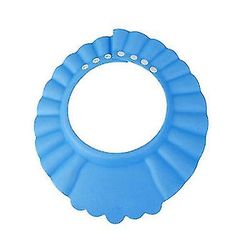 Coosilo Justerbar Baby Kids Shampoo Bad Bad Hat Cap Vask Hår Vandtæt Shield blå