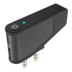 Bluetooth 5.3 Airplane Airline Flight Adapter A2DP-sender for Aonic 40 50 trådløse støyreduserende hodetelefoner Svart