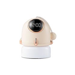 Initially Bærbar Clock Star Projektor Light Led Projektor Night Light Børns Soveværelse Usb romantisk sky fuld af stjerner Ambient Light Beige