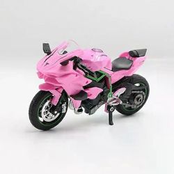 Unbrand 1:18 H2R Alloy Urheilu Moottoripyörä Malli Painevalettu Metalli H2R Moottoripyörä Kokoelma Simulaatiolelut Lasten lahja Moottoripyörä Malli 7