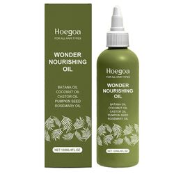 120 ml Batana-öljyä hiusten kasvuun, ravitsevaa ohuille hiuksille ja päänahalle, risiinirosmariiniöljyllä, kaikille hiustyypeille 120ml