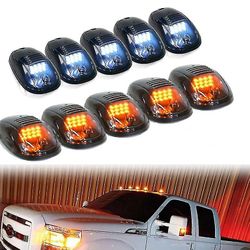 Led Billygter Førerhus Markør Tag 12led Lys F150 Pickup Truck Lys Dodge Ram Forlygte til Trailer Truck Pickup Gul Blå