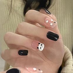 Bærbar negle patch aftagelig blød negle patch gelé lim færdig søm patch wearable nail patch Et stjerneskud