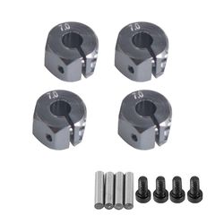 4stk/parti 7mm tyk 12mm aluminium hjul hex møtrik med stifter drive hubs 102042 opgradering dele til 4wd Rc bil Himoto