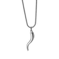 Italiensk Horn Anheng For menn Kvinner, rustfritt stål / talisman beskyttelse smykker Lucky Amulett Bildefarge one size