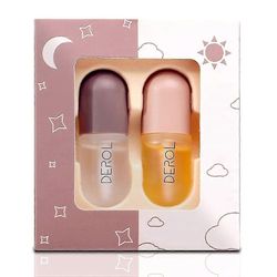 Lip Plumper Set-Natural Lip Plumping And Lip Care Day &; Night Serum Softer, Bigger Fuller Lips kosteuttaa ja vähentää hienoja juonteita