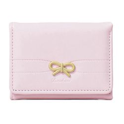 Muoti Lompakko Pieni kompakti lompakko, Naisten lyhyt lompakko, PU nahka kolminkertaiset lompakot luottokorttipidike yksinkertainen kytkin kukkaro ...