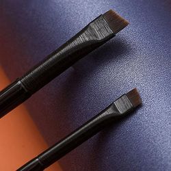 1pc Super Fin Vinkel Liner Makeup Børste Øjenbryn Syntetisk Hår Makeup Børster Fint Øjenbryn Skarpe Kosmetiske Værktøjer Professionel