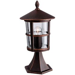Firstlight Lighting Firstlight Stratford - 1 lys udendørs lanterne søjle bronze IP44, E27