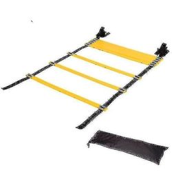 Hxetlv Agility Ladder Training Speed Soft Ladder Nylon stropper Juster fotspor Koordinasjon Auxiliary Tool