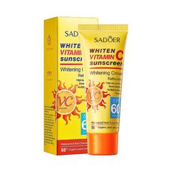 Szkxv Spf60 Fugtgivende solcreme Cream Lotion Uva Uvb Beskyttelse Antioxidant