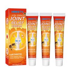 1-3stk lindre fælles ubehag Joint Care Cream fremmer fælles sundhed Bee knæcreme hurtigtvirkende formel effektiv smertelindring 3pcs