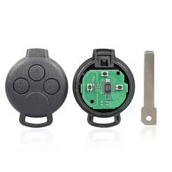 2007-2015 Smart Fortwo 451 3-painikkeinen kaukosäädin PCF7941 434MHz siru