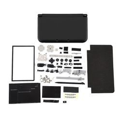 Täysi kotelon kotelon kansi Kuoren korjausosat Täydellinen vaihtosarja Nintendo 3DS XL Blackille