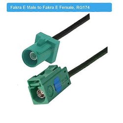 Vehicle Antenna RG174 Kaapeli Fakra A B C D E F G H I K Z Miesten ja naisten välinen lettiautoradioantennin jatke GPS RF -viestintäjärjestelmille F...