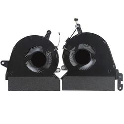 CPU+GPU-jäähdytystuulettimen vaihto HP Spectre 15-DF X360 Convertible PC -sarjaan, 15-DF00xx 15-DF10xx Musta