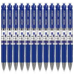 DELI 33388 12kpl 0,5mm paina sisäänvedettävä geelikynä toimisto koulutarvikkeet Sininen