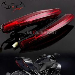 LED-takavalo Ducati Diavel /carbonille 2011-2015 12 13 14 Moottoripyörän integroitu takajarruvalo Suuntavilkku Vasen Oikea Kytkimen sivusavu