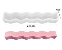 Multi-stil Speical Shaped Strip Candle Silikone Form Europæisk Enkel D