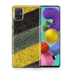 König Taske Mobiltelefonbeskytter til Samsung Galaxy A50s Case Cover Bag Bumper Cases TPU Strimler abstrakt