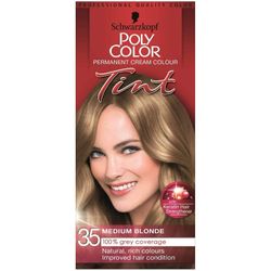 Schwarzkopf Poly Colour Permanent Hair Tint - Naturlig Mørkebrun 35 Mediun blondine 35