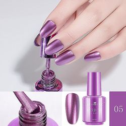 Nail Gel Neglelak Sug af Uv Led Farve Base Top Coat Neglelak Spejl lilla