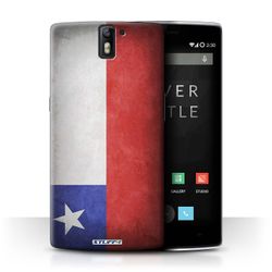 STUFF4 Sagen/betræk til OnePlus One/Chile/Chiliean/flag