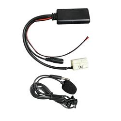 För W169 W245 W203 W209 W251 W221 R230 Bluetooth-modul Mottagaradapter Radio Stereo AUX-kabeladapter Svart