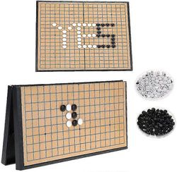 Magneettinen Go Pelisetti, Taitettava Go-pelilautasarja Kiinalainen shakkisarja Educational Go Board Peli Kevyt Weiqi-pelisarja teini-ikäisille lap...
