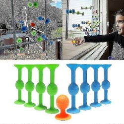 9 kpl suosittuja tikanheittopeliä Sucker Darts Asetettu sisä- ja ulkosininen 4 kpl, vihreä 4 kpl, oranssi 1 kpl
