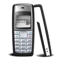 Täysi kotelon kansi Nokia Nokia 1110 / 1112 -puhelimelle Musta