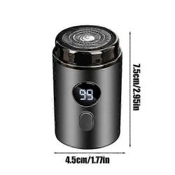 Ladattava sähköinen Mini Razor kannettava akkutrimmeri koko vartalolle, kasvoille ja parralle kivuttomaan matkaystävälliseen muotoiluun musta