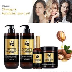 Purc Marokko Shampoo Ja Hoitoaine Puku Shampoo Hoitoaine Hiusnaamio Hiustenhoito Eteerinen öljy Pesu Nursing Suite Puku Rajat ylittävä 500 ml marok...