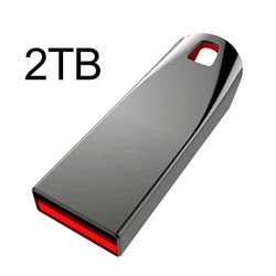 Metal USB 3.0 penn stasjon 2TB cle USB-minnepinner 1TB høyhastighets pendrive 512GB bærbar SSD Memoria