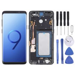 TFT LCD-näyttö Samsung Galaxy S9+ SM-G965 Digitizer Full Assemblylle kehyksellä Musta