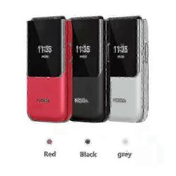 2025 2720 Flip Phone Dual Screen Dual Sim Dual Standby -toiminto Vanhusten puhelin Musta
