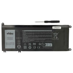 vhbw akku, yhteensopiva Dell Vostro 15-7580-D3765S kannettavan kanssa (2300 mAh, 15,2 V, litium-polymeeri) Musta