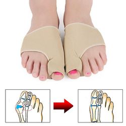 1Pair store knogle ortopædiske knyst korrektion pedicure sokker silikone hallux valgus corrector seler tæer separator fødder pleje værktøj