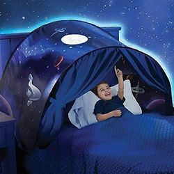 Bed Mosquito Net Bed Katos Lasten Starry Dream Teltta Sänky Taitettava valoa estävä teltta Sisätiloissa Unelma Koristelu Avaruusseikkailu