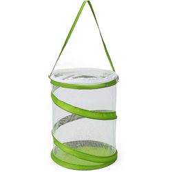 Varychmoo Foldbart bærbart insektbur Sammenklappeligt sommerfuglplante Habitat Mesh Net Enclosure Container M
