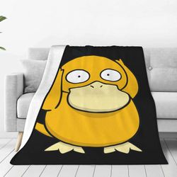 Psyduck sänky huopa sohva fleece heittää peitot muhkea kevyt lämmin kodikas kuningatar peitto kaikkina vuodenaikoina pörröinen sisustus fo-KDE39911...