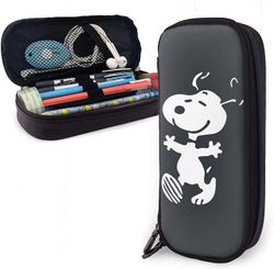 Kerota Dancing Snoopy nahka Penaali Penaali Penaali Paperitavarat Laukku Toimisto Kannettava säilytyslaatikko Kosmeettinen laatikko Kansio bd003159...