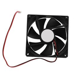 90mm x 25mm DC 12V 2Pin tuuletin tietokoneen kotelon CPU-jäähdyttimelle Musta