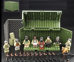 YM Studio Yhteensopivat poliisin armeijan rakennuspalikoiden palapelit, joissa kootaan lasten leluja