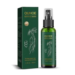 Yiwanb 100ml hårvækst flydende unisex ginseng hår rod næringsstof naturligt for mænd kvinder